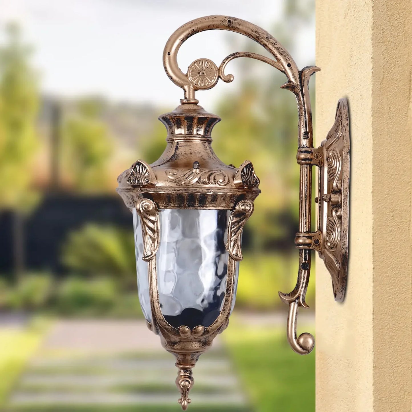 Bymaocar Waterproof Outdoor Wall Sconce Light Die Cast Aluminum