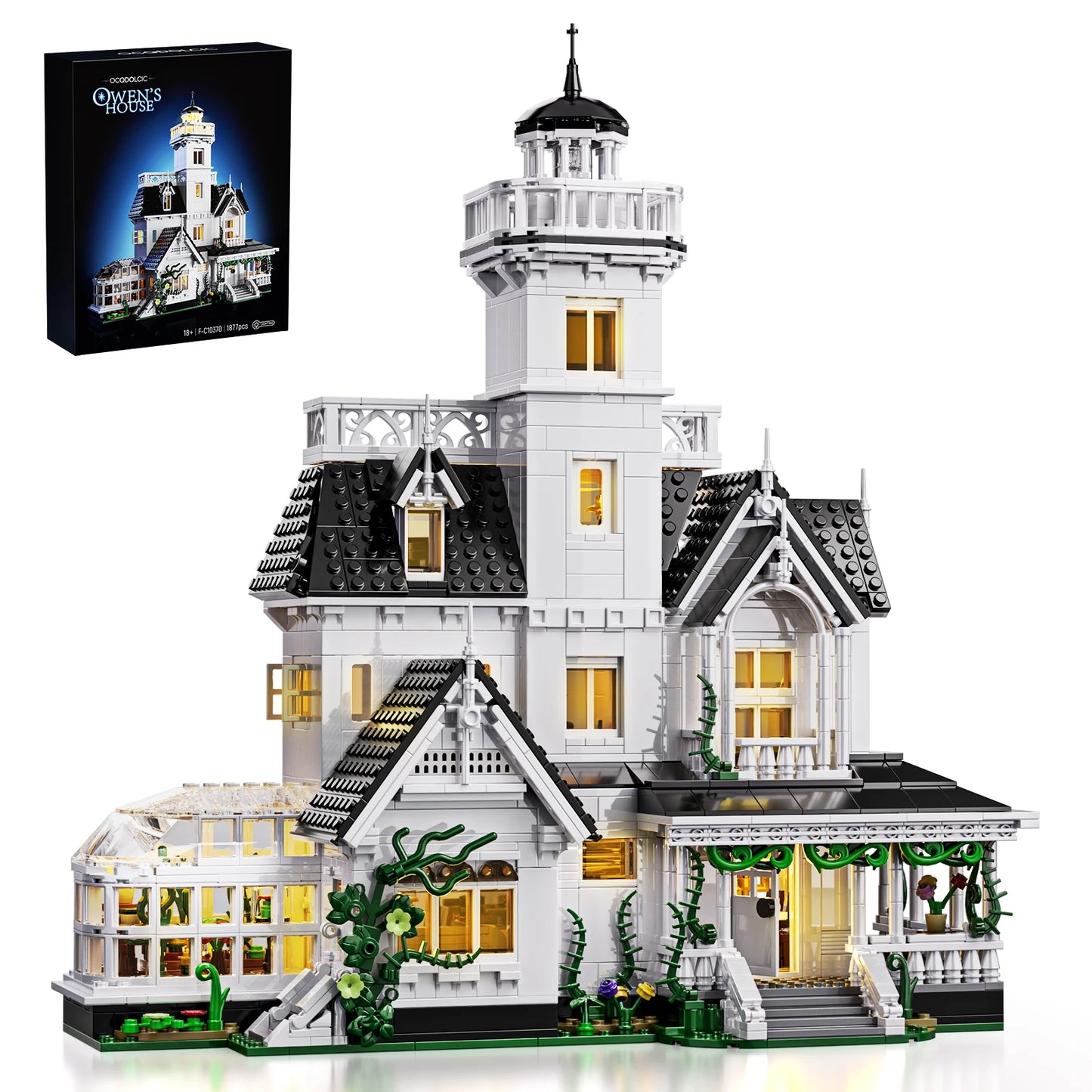 Magic House Building Set Owens House With LED Light Decor