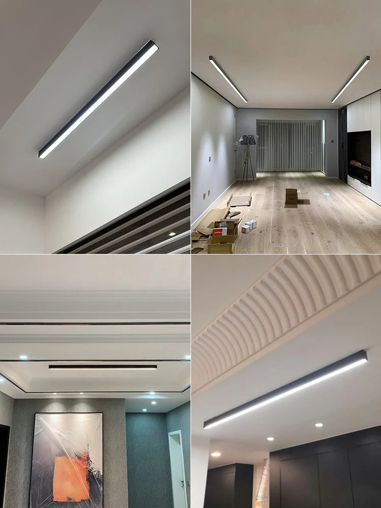 Minimalist living room lighting kitchen dining  bedroom dining room nordic modern aisle balcony strip light