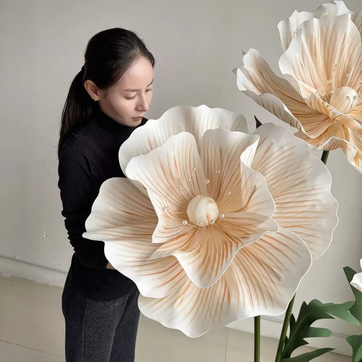 170cm EVA Large Artificial Flowers Road Lead Flower Window Display Wedding Decor Props Party Home Decoration Marriage With Stand