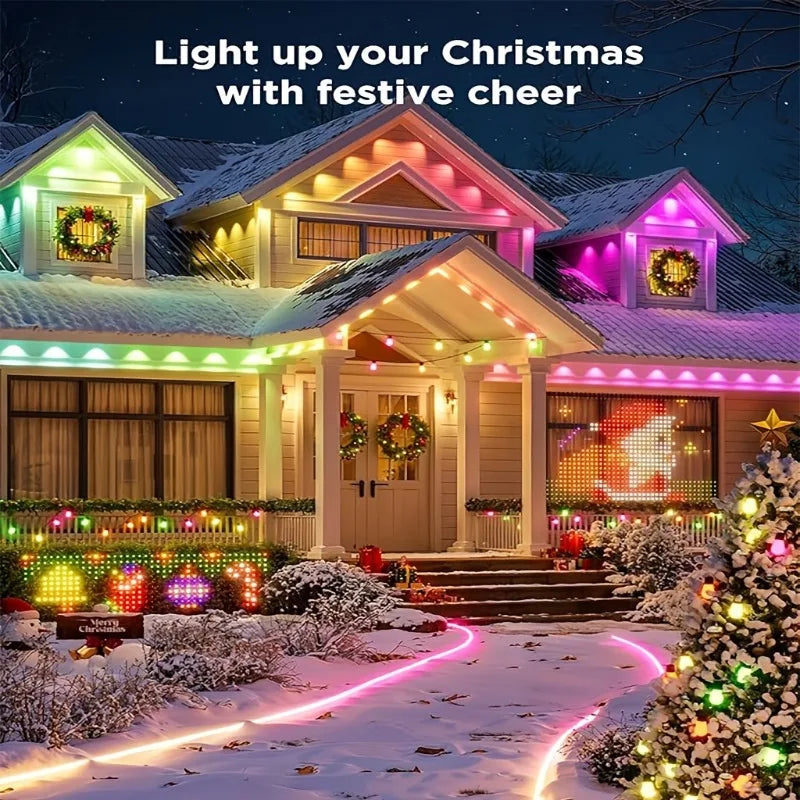 MIMIRGB Smart Outdoor Lights RGBIC With 75 Scene Modes LEDs