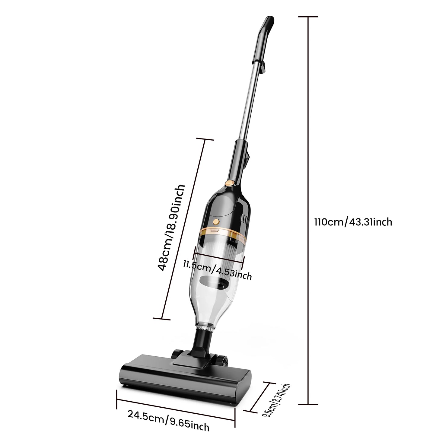 INSE R7 Corded Vacuum Cleaner 20KPa 600W Suction Power