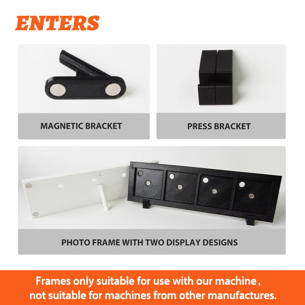 Premium Magnetic Refrigerator Photo Frames With Blank Insert