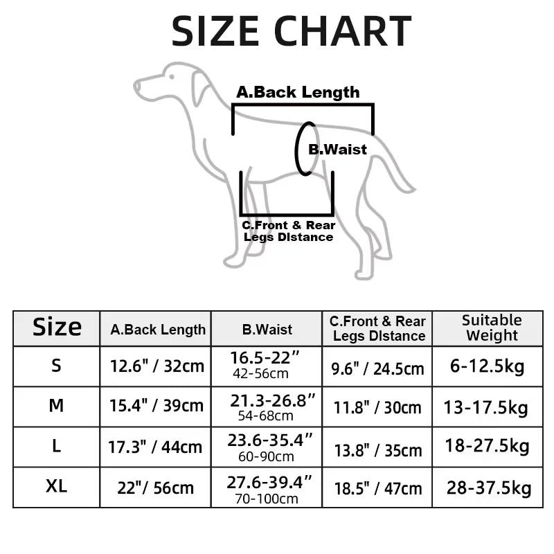 Dog Body Support Harness for Injured Disabled Elderly Dogs Pet Dog Soft Carrying Injuries Recover Support Harness Pet Supplies