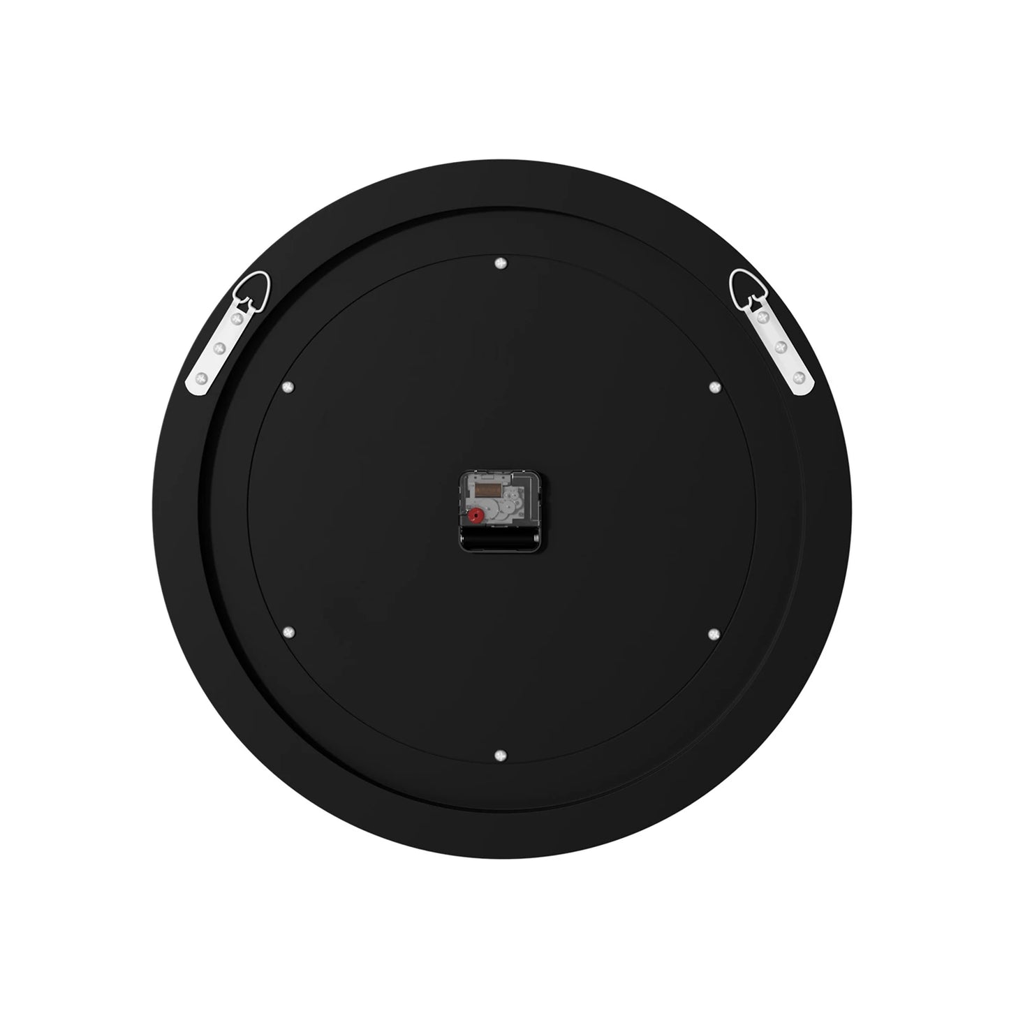 Round Mirror Clock With Crystals For Elegant Wall Decor