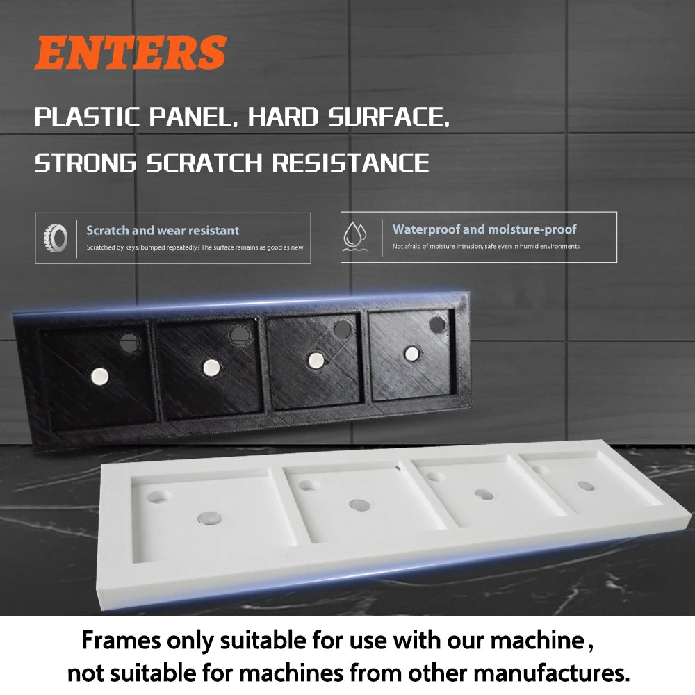 Premium Magnetic Refrigerator Photo Frames With Blank Insert