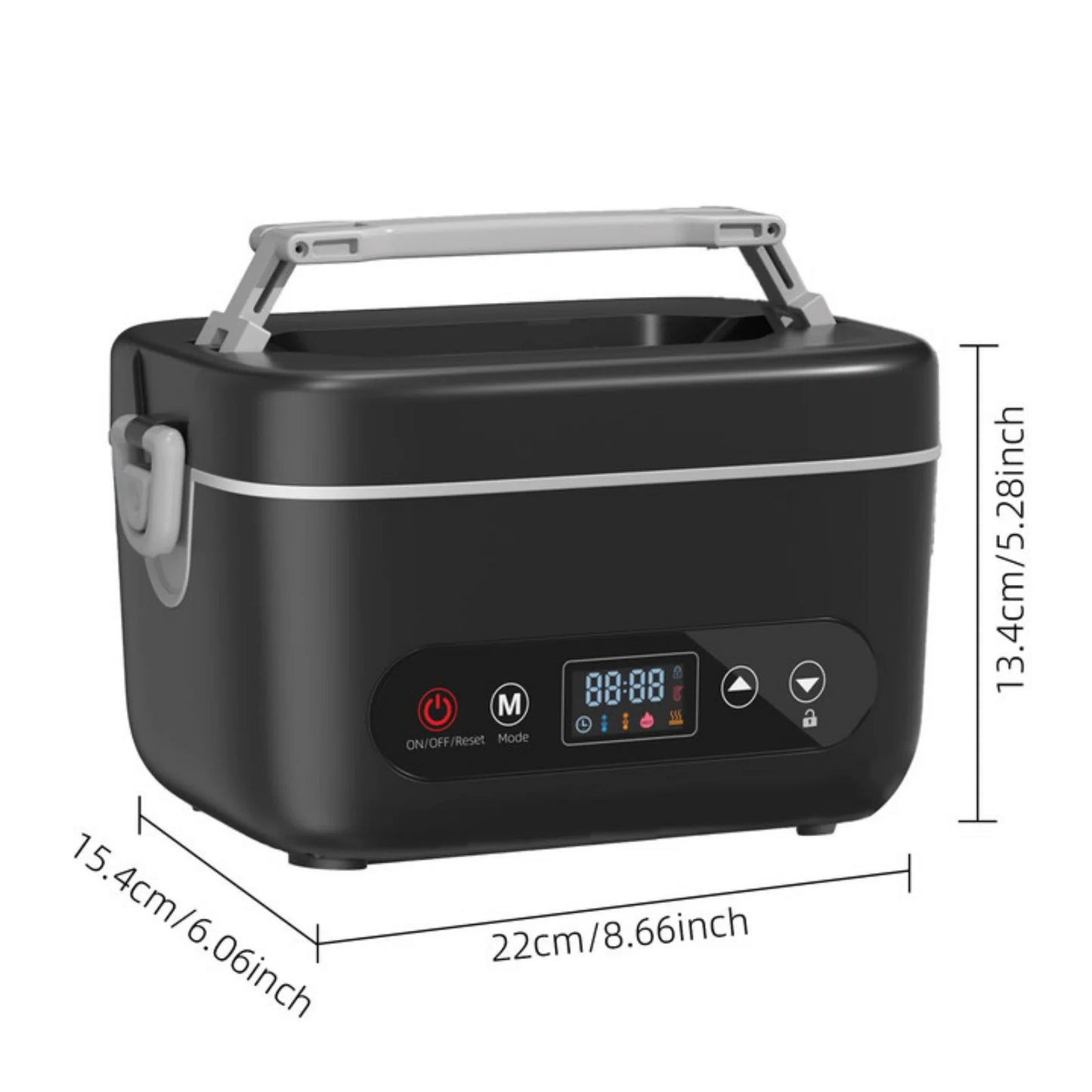 12000mAh Wireless Lunch Box Heater With Five-Sided Heating Leak-Proof