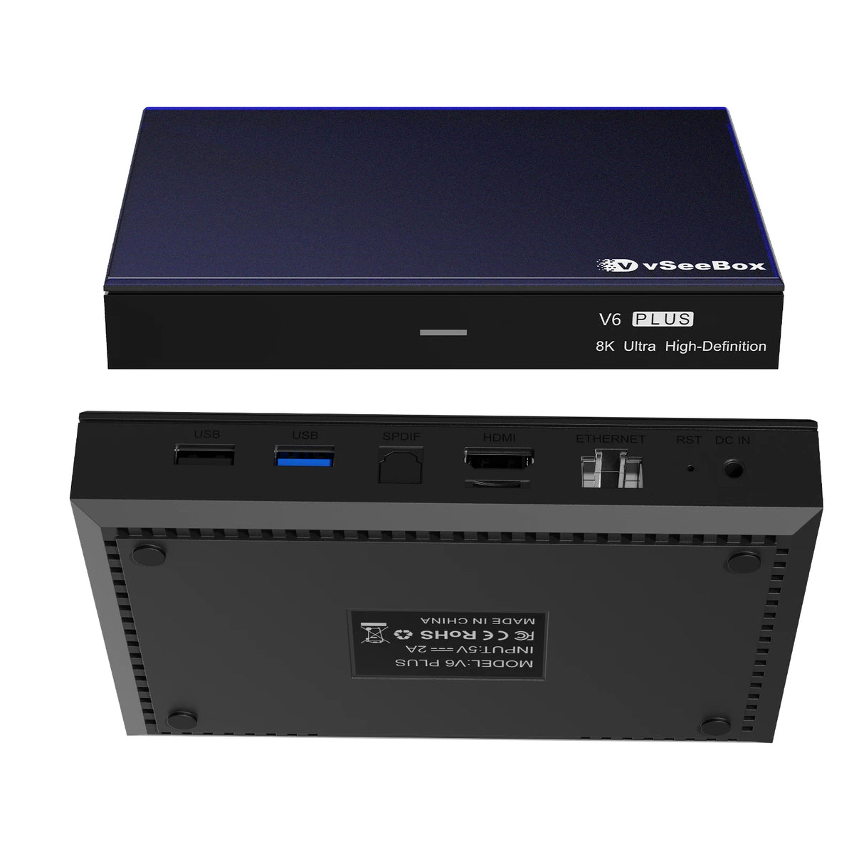JISYONK Android TV Box 8K Ultra HD Wireless Voice Receiver