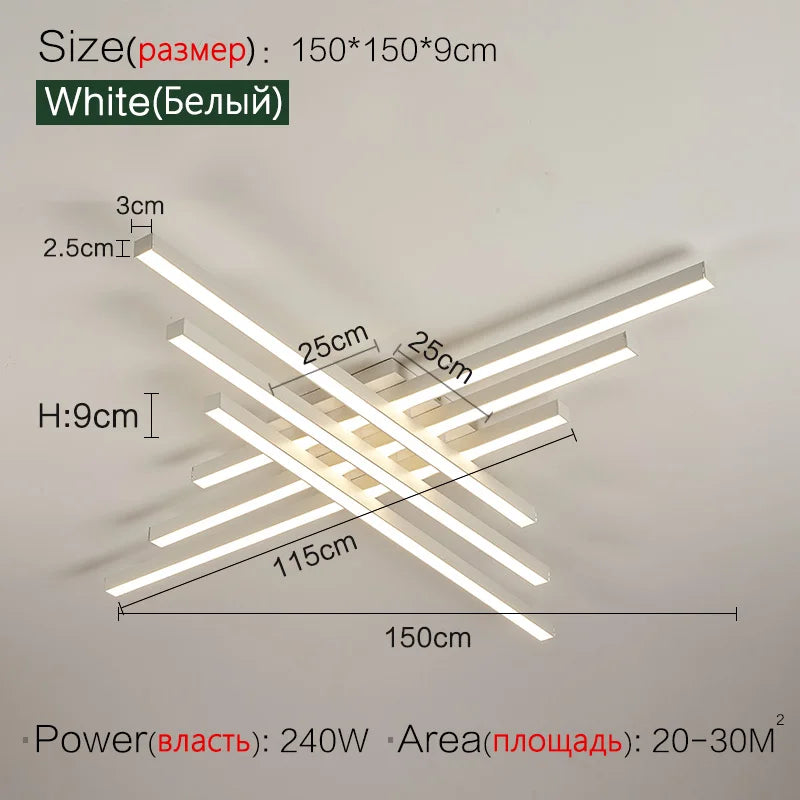 Ceiling light simple modern bedroom  atmosphere duplex villa hall Nordic lamps minimalist living room lamp room ceiling lights