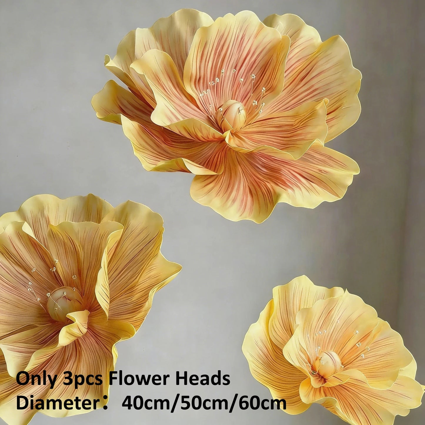 170cm EVA Large Artificial Flowers Road Lead Flower Window Display Wedding Decor Props Party Home Decoration Marriage With Stand