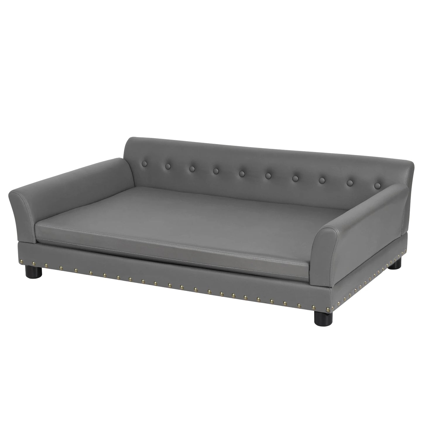 BINGOPAW Durable Elevated Rectangle Dog Bed Sofa For Pets