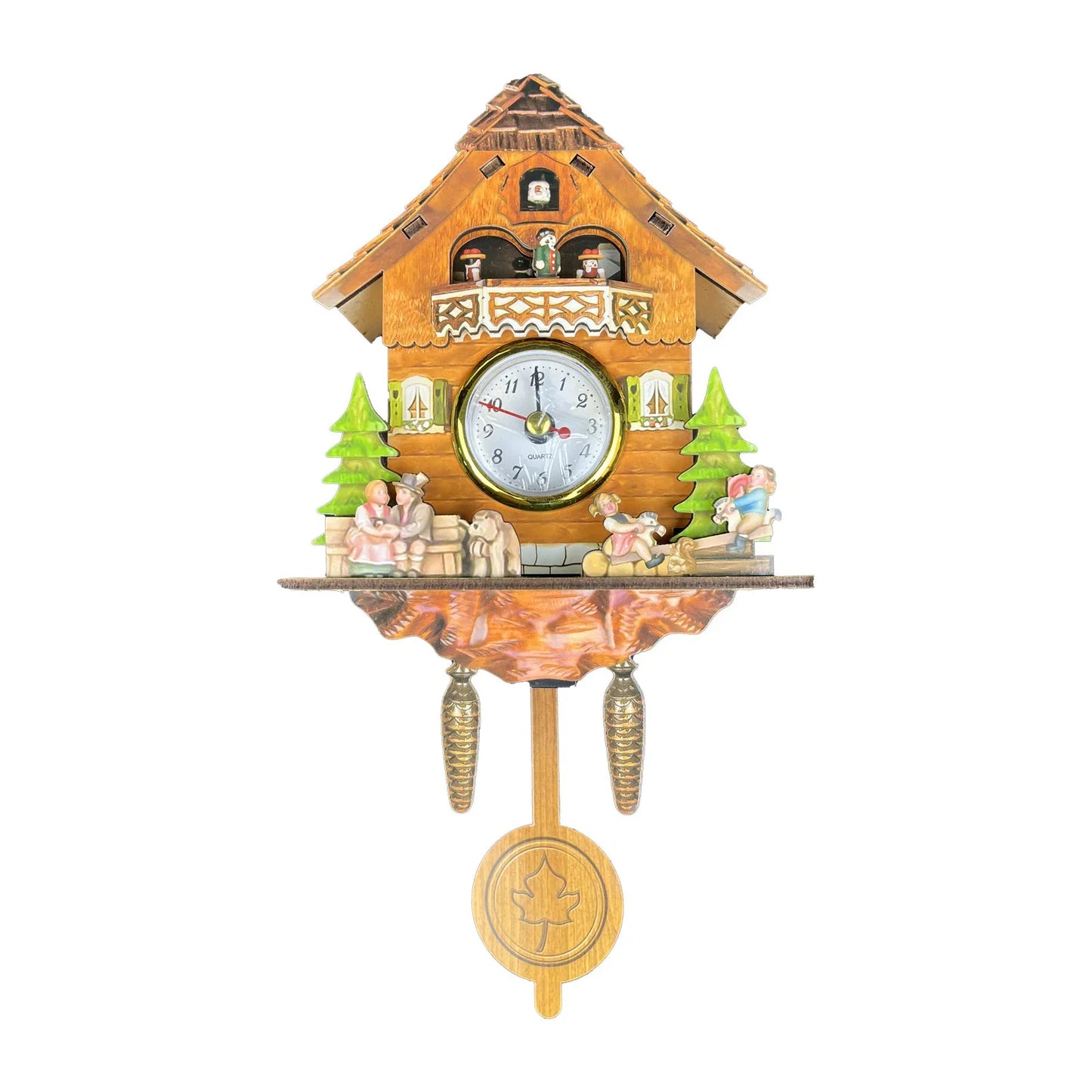 Wooden Hanging Wall Clock Bird Alarm Clock Cuckoo Clocks For Home Decoration Quartz Watch Decorative Home Decor