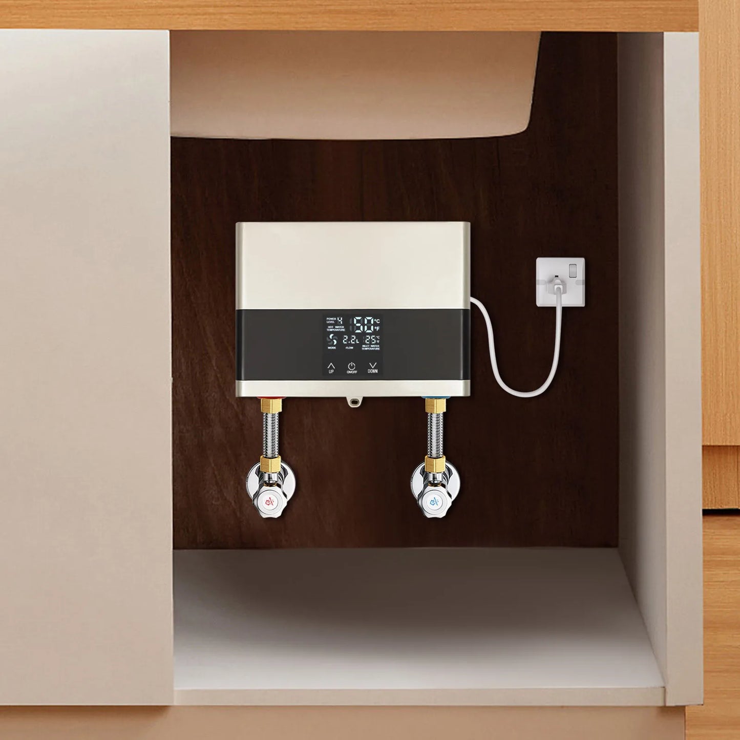 Sweetmile 110V 4000W Instant Mini Electric Water Heater With Remote