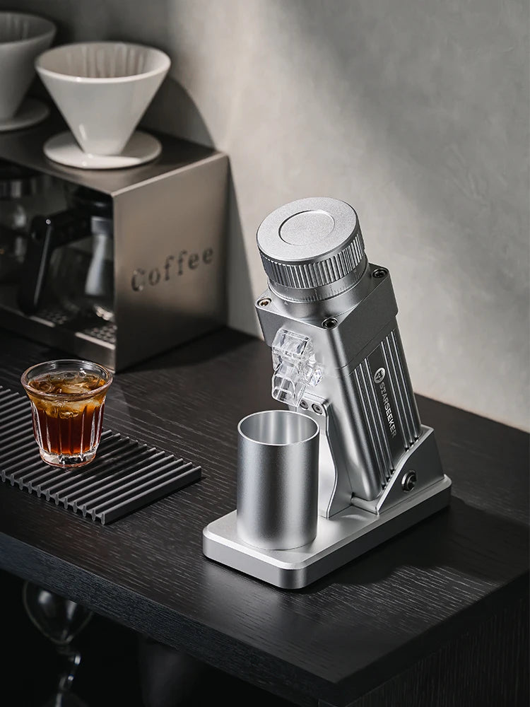 Starseeker E55Pro Electric Coffee Grinder Conical Burr Stepless Adjustment
