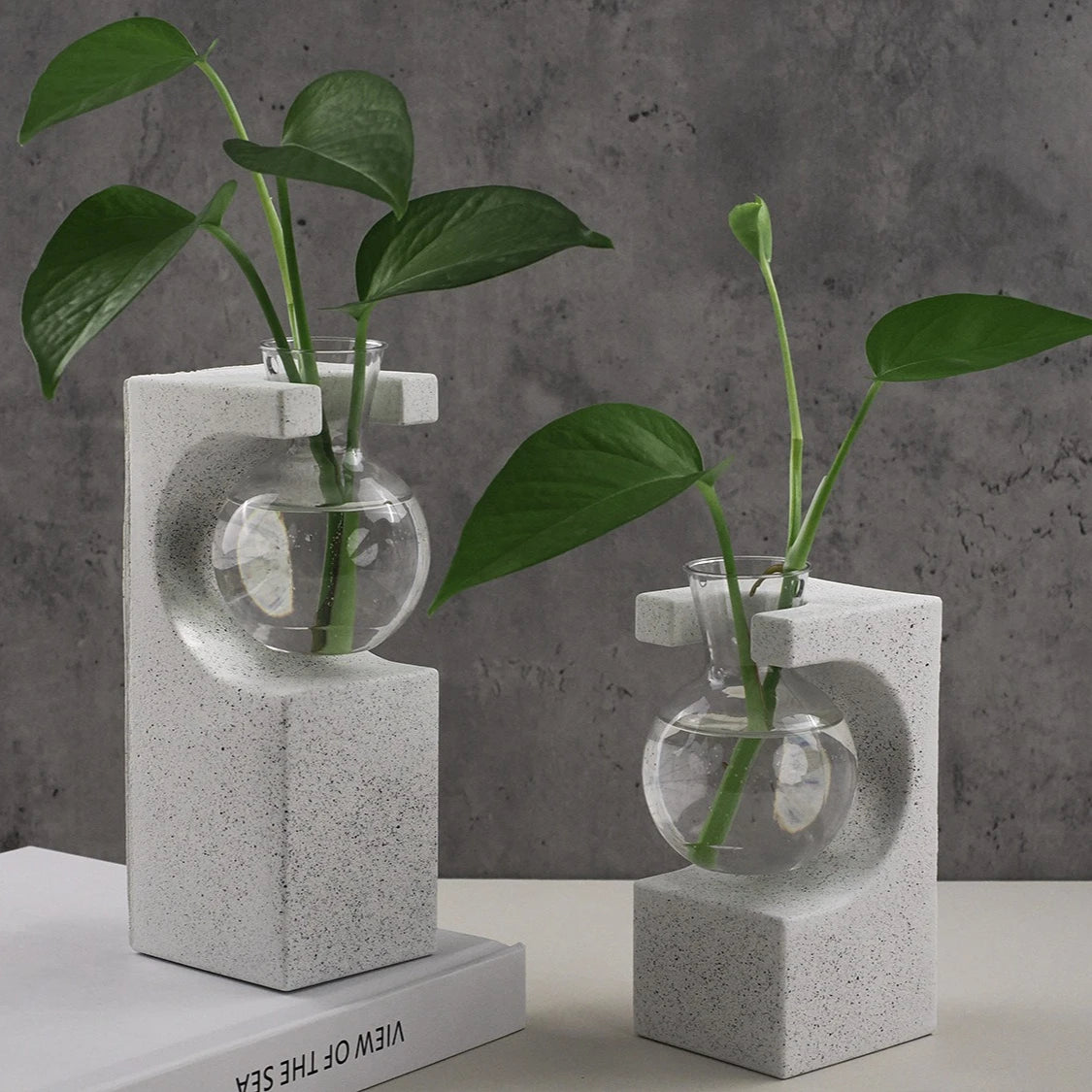 DIY Silicone Mold for Cube Vase - Epoxy Resin, Plaster, Cement - Hydroponic Test Tube Planter Art Mold DIY Art Craft Home Decor