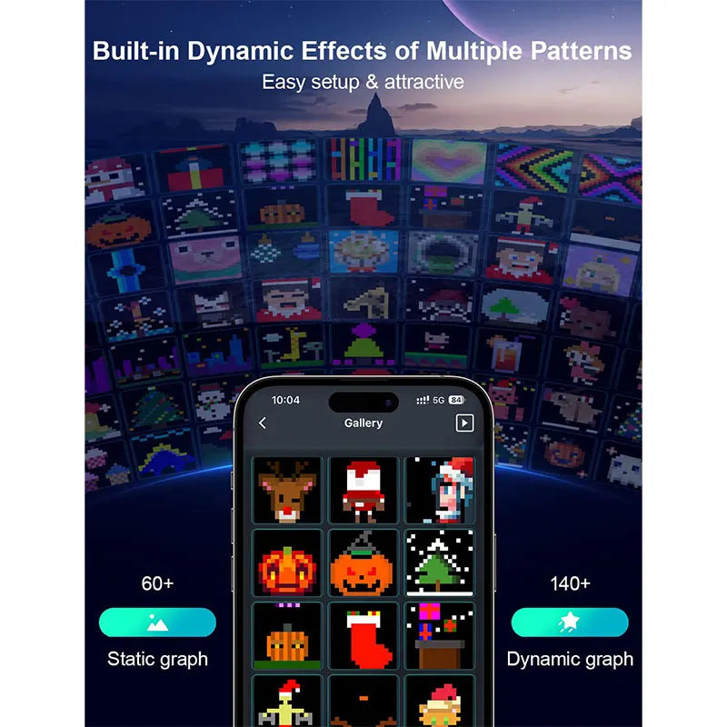 MIMIRGB LED RGB Curtain Lights App Controlled Music Sync