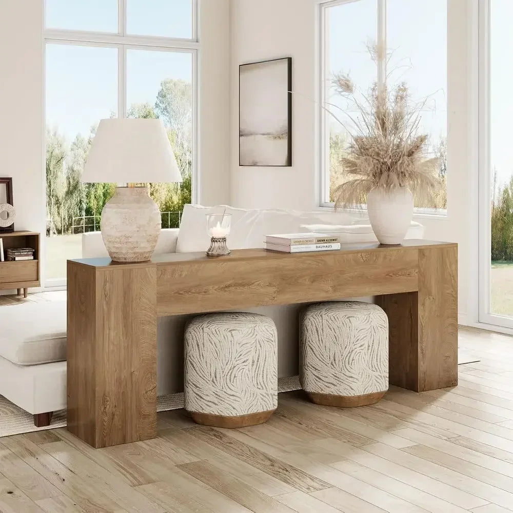 Long Entryway Table Sofa Console For Hallway And Living Room