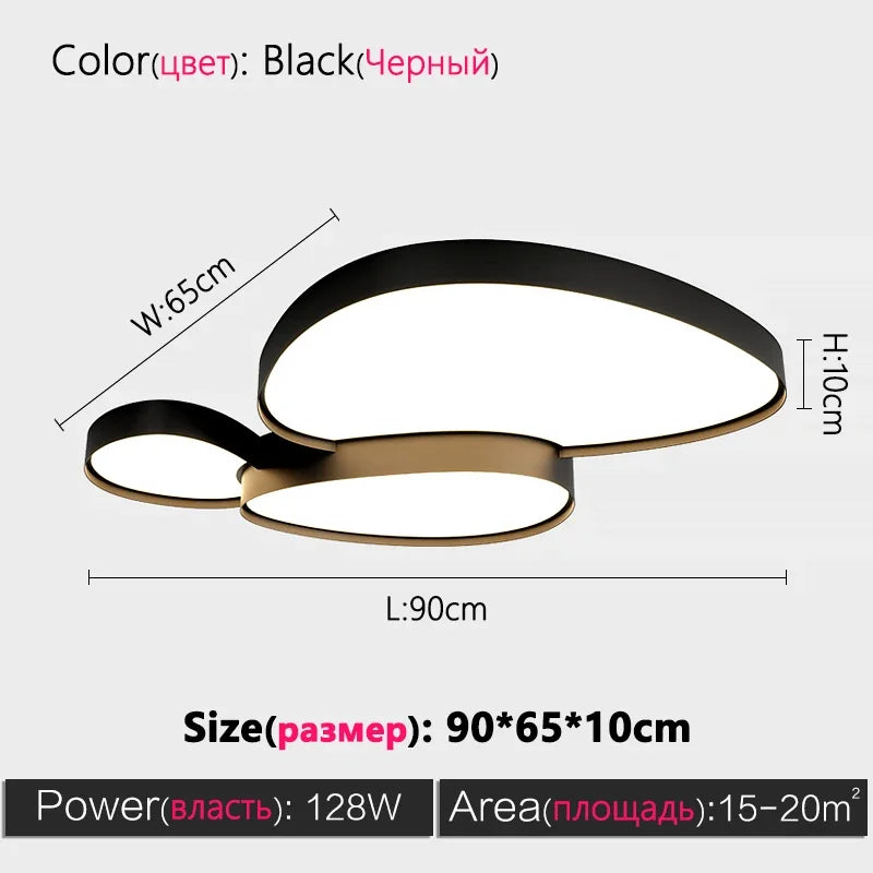 Living Room Ceiling Lamp Modern LED Ceiling Chandeliers for Dining Room Bedroom Nordic Simple Home Decoration Led Ceiling Lights