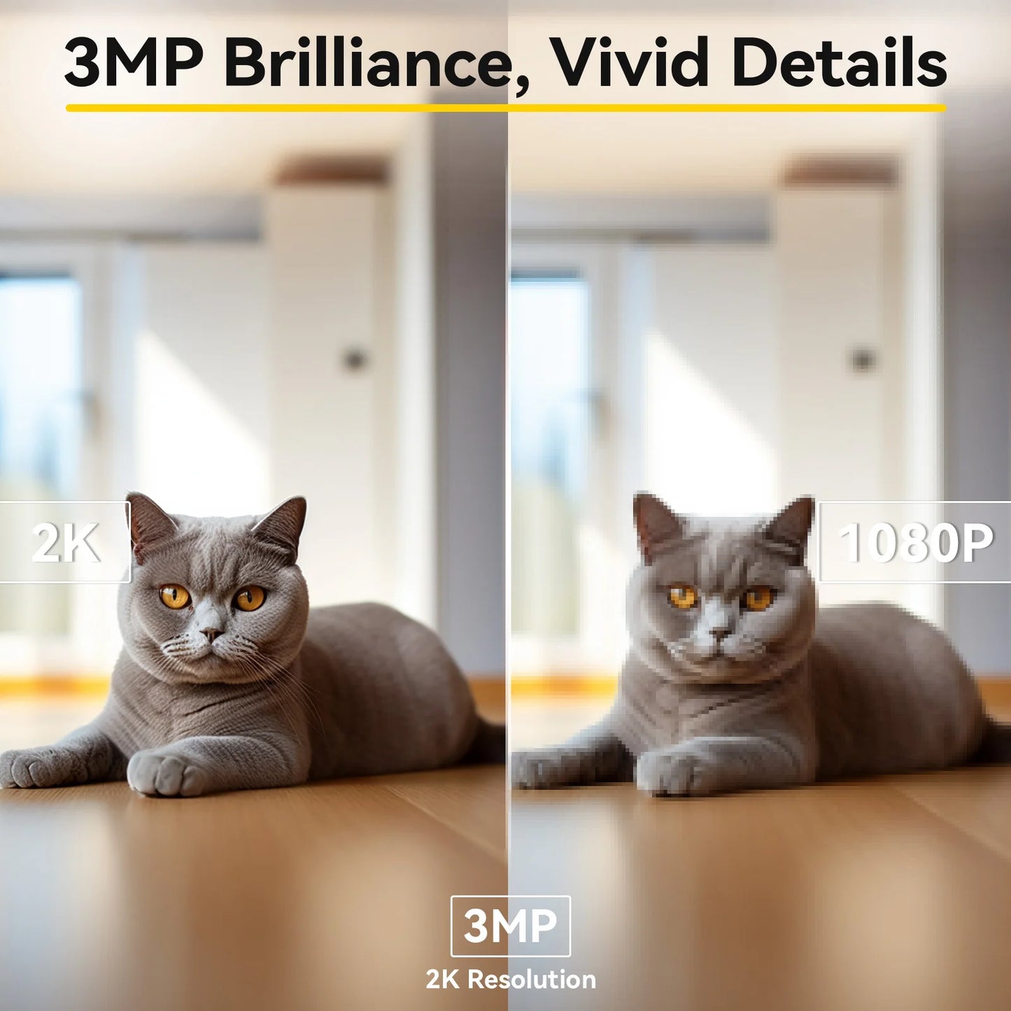 BoyKeep 2 Pack Pet Surveillance Camera With Night Vision