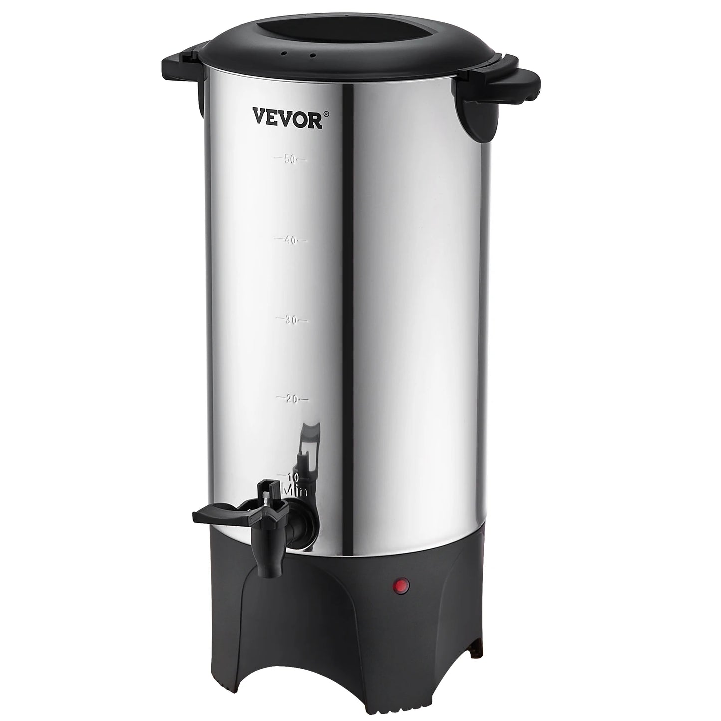 SucceBuy Commercial Coffee Urn Stainless Steel 1000W Electric Brewer