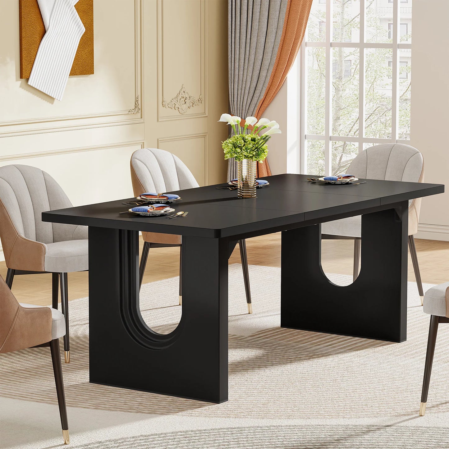 LITTLE TREE Modern Dining Table For Six To Eight People